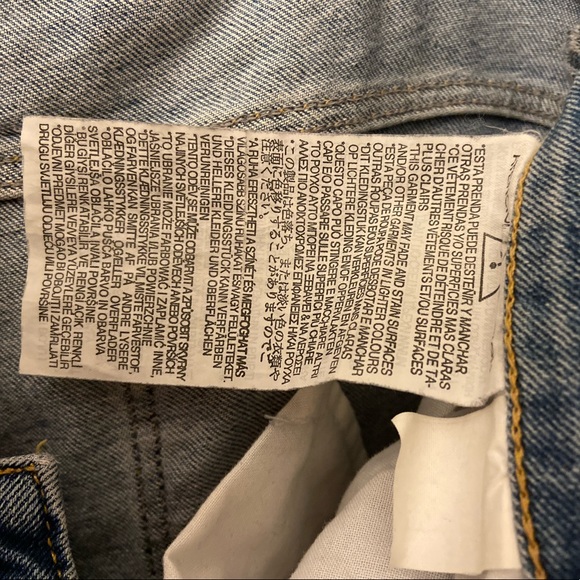 ZARA Skinny Blue Jeans with Frayed Hem - Picture 9 of 11